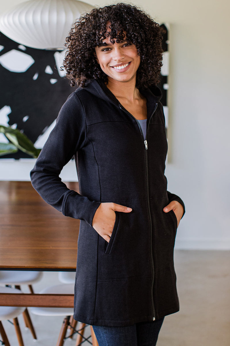 Jemma Bamboo & Organic Cotton Sweatshirt Hooded Jacket by Jemma Bamboo & Organic Cotton Sweatshirt Hooded Jacket by