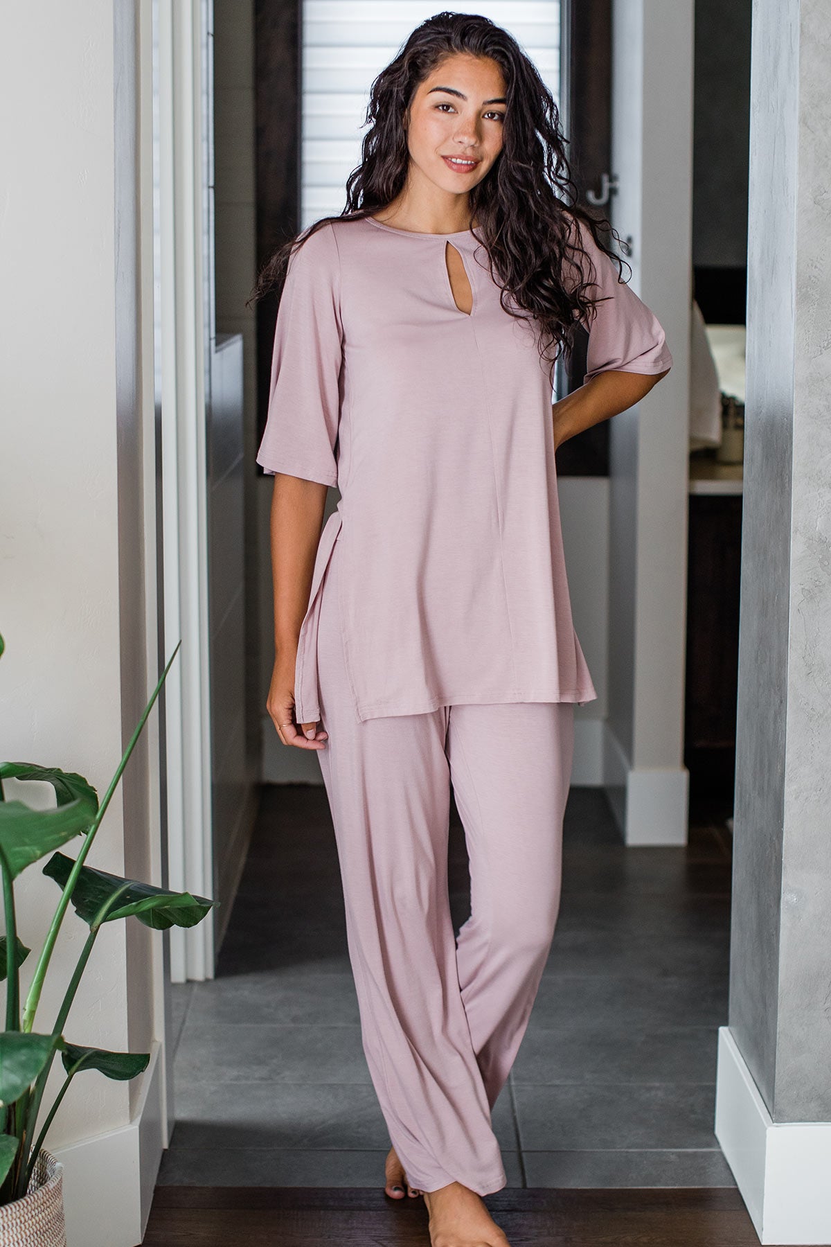 Norah Long Sleeve Bamboo Pajama Set